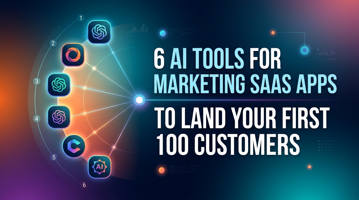 6 AI Tools for Marketing SaaS Apps to Land Your First 100 Customers